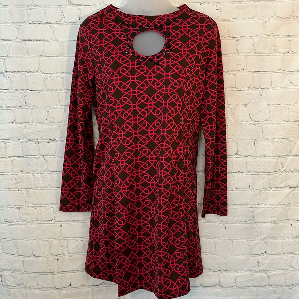Tracy Negoshian octagon geometric NWT dress